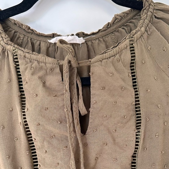 Blu pepper boho style dark olive green knee high dress - Picture 6 of 8